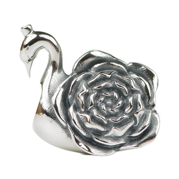 Swan Flower Princess - Ogerbeads Silber